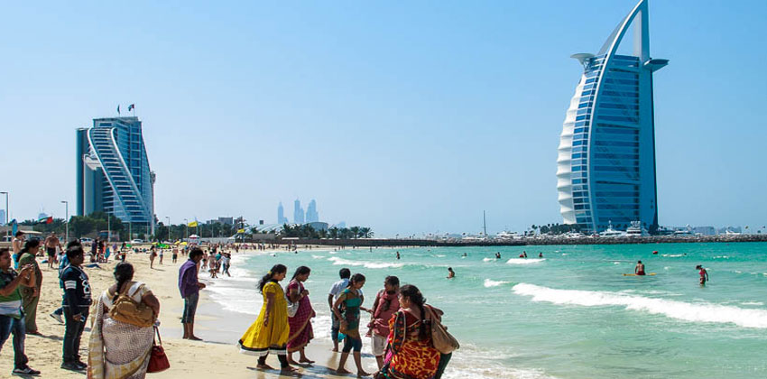 Indian tourist to Dubai