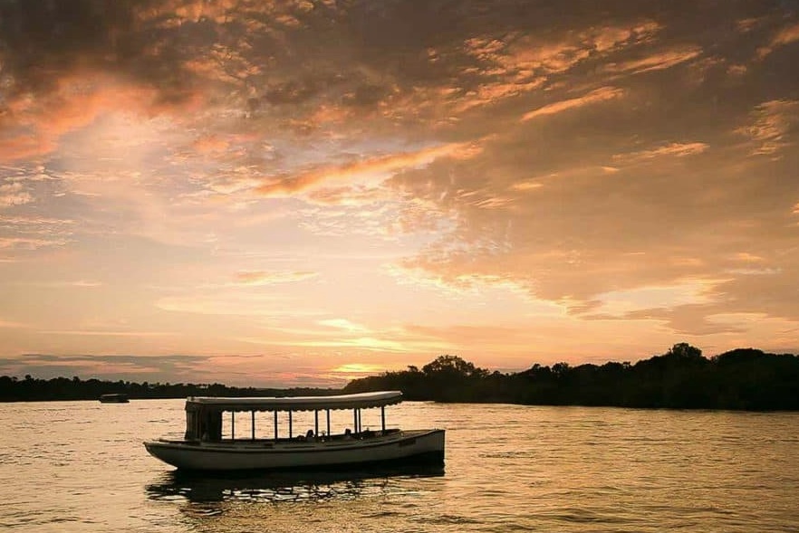 Ra-ikane boatd cruise Zambezi River
