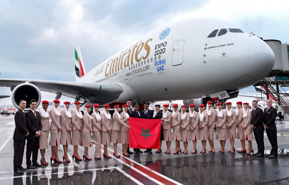 Emirates Airbus A380 Starts Flying to Morocco