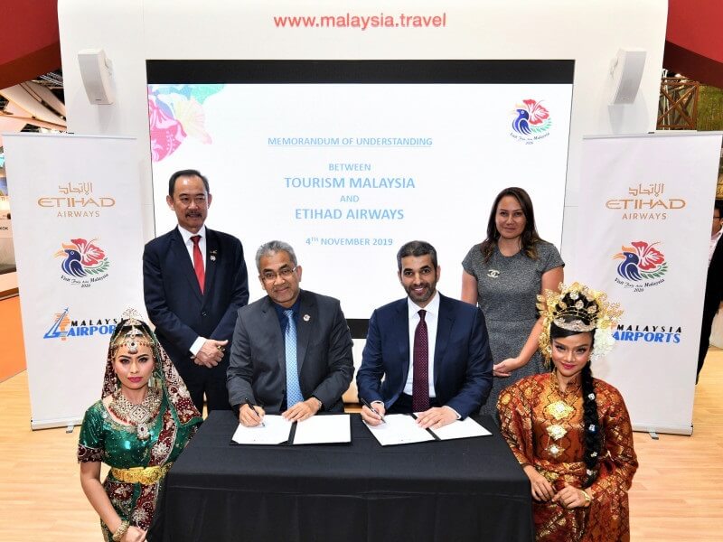 Tourism Malaysia partners with Etihad Airways to attract visitors from the Middle East